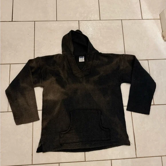 Vintage Yin Yang Baja Hoodie Drug Rug - Picture 5 of 5